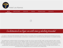 Tablet Screenshot of hotellosalamos.com